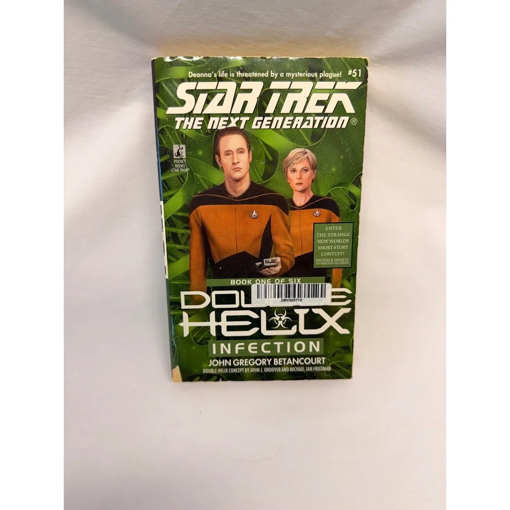 Star Trek The Next Generation Double Helix Books 1-5 Paperback Lot TNG Pocket